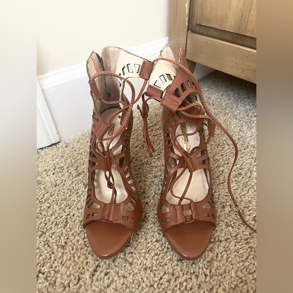Bcbgeneration Lace Up Stilettos
